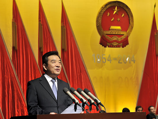 市人大常委会党组书记,主任白红战同志发言