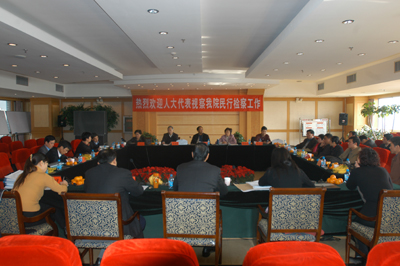 省市人大代表视察我市民事行政检察工作