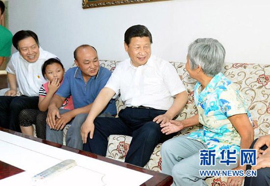 习近平在河北调研指导教育实践活动记事