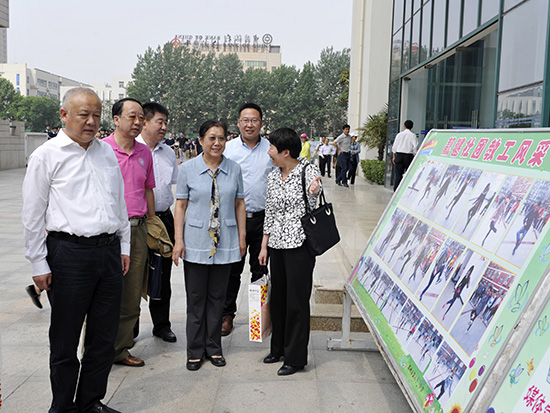 市人大常委会视察我市贯彻实施《全民健身条例》和《河南省体育发展条例》情况