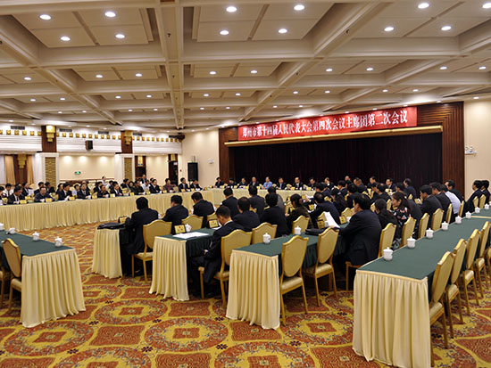 郑州市第十四届人民代表大会第四次会议主席团举行第二次会议