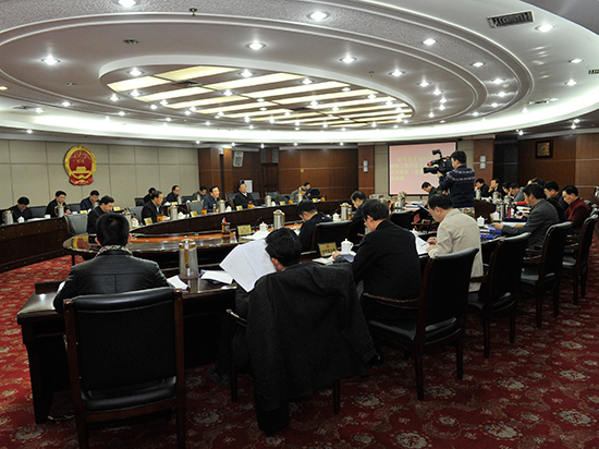 市人大常委会主任会议第四十六次会议举行