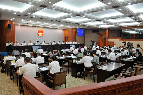 市十四届人大常委会举行第二十八次会议
