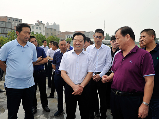市人大常委会主任白红战再次实地调研华南城项目进展情况