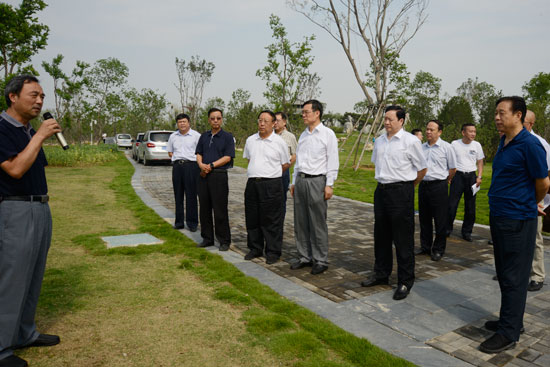 市人大常委会视察园博园建设情况