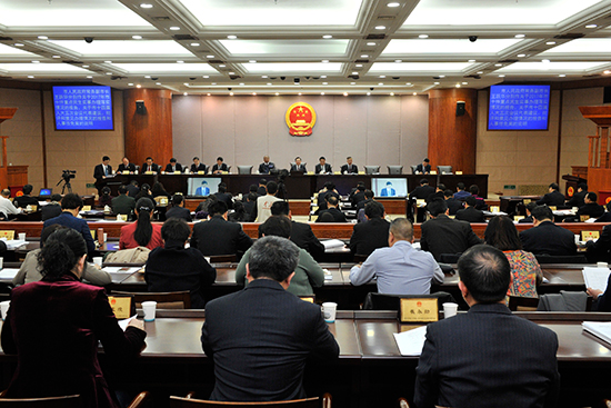 市人大常委会第三十三次会议举行第二次全体会议