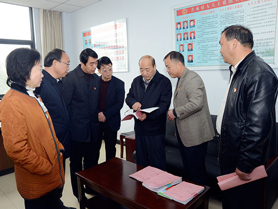市人大常委会主任胡荃调研登封市代表之家和扶贫工作开展情况