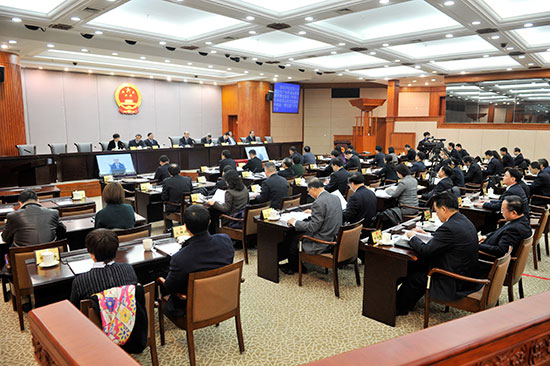 市人大常委会第二次会议评议部分政府部门专项工作
