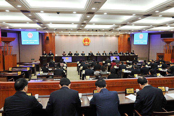 市十五届人大常委会举行第十二次会议