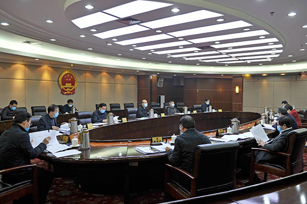 市人大常委会召开党组会议结合人大实际发挥人大职能为努力夺取双胜利贡献力量