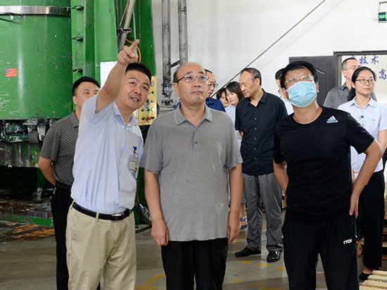 市人大常委会主任胡荃到高新区督导“三送一强”工作