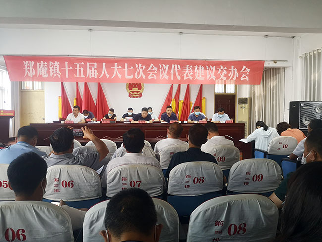 履职尽责务实为民中牟县郑庵镇召开代表建议集中交办会