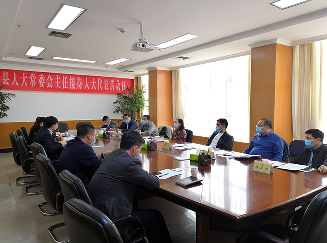 中牟县人大常委会开展主任接待日活动