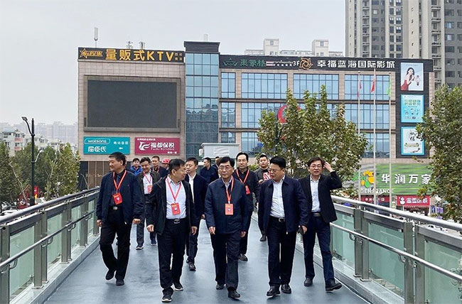 管城区人大常委会视察辖区2020年度政府投资项目实施情况