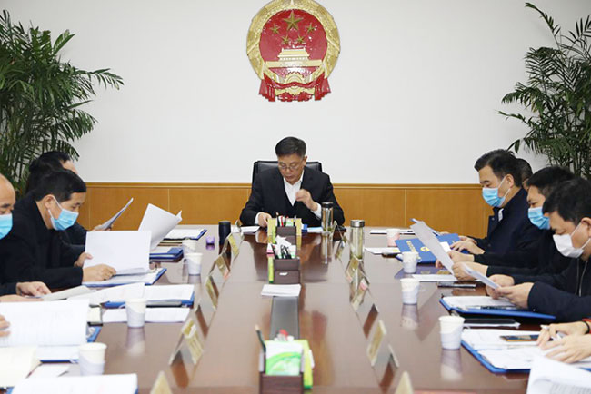 中牟县人大召开十四届人大常委会第七十二次主任会议