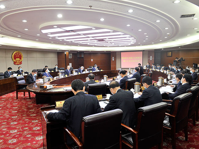 市十五届人大常委会召开第二十九次主任会议