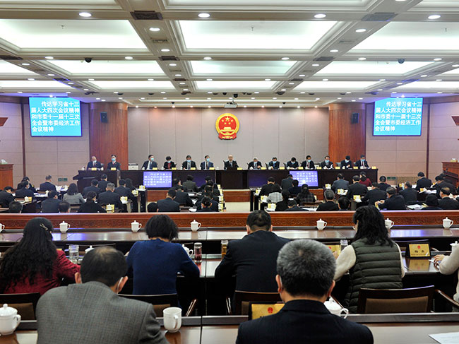 市十五届人大常委会举行第二十二次会议