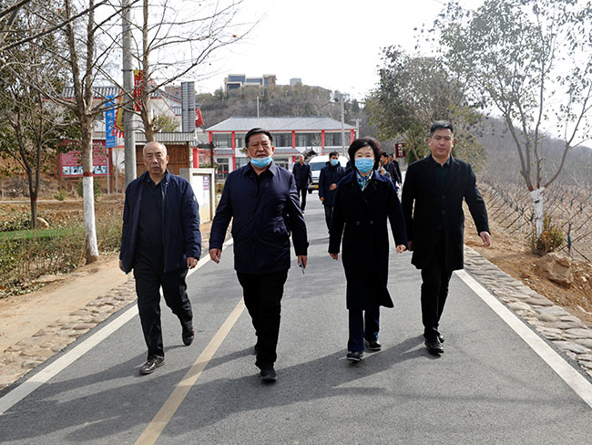 市人大常委会副主任袁三军赴登封北高庄村调研美丽乡村精品村建设