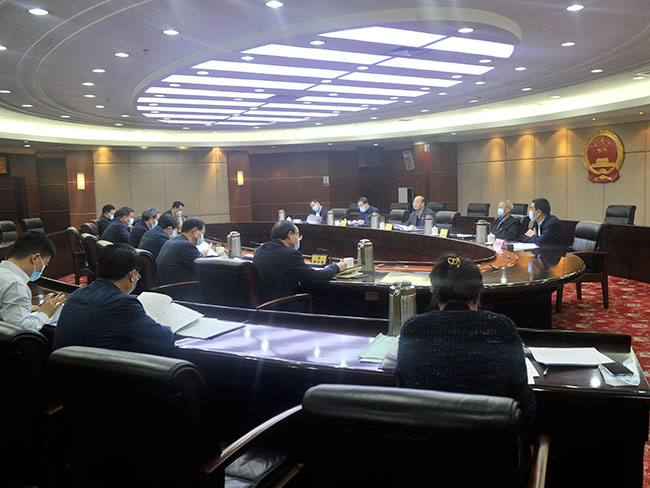 市人大常委会党组召开2020年度民主生活会