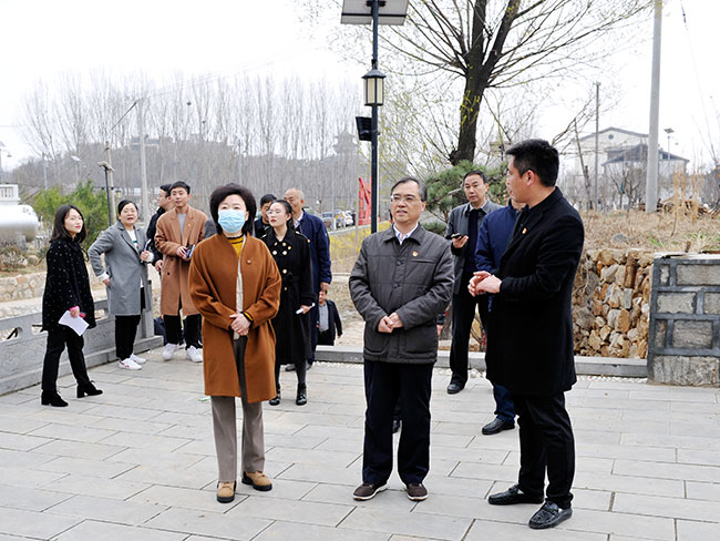 市人大常委会办公厅赴登封北高庄村指导调研美丽乡村精品村建设
