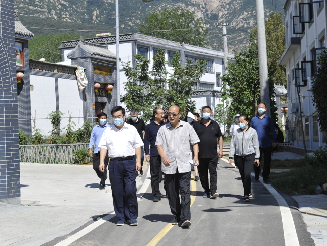 胡荃到登封调研美丽乡村建设、复工复产等工作