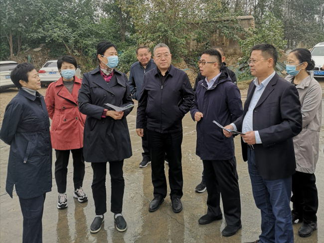 蔡红副主任调研“我为群众办实事”重点教育项目工作
