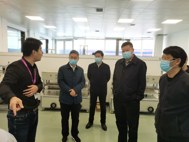 蒿铁群副主任到高新区调研市级领导联系重点项目建设情况