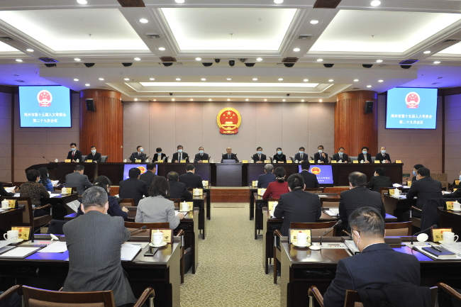 市十五届人大常委会举行第二十九次会议
