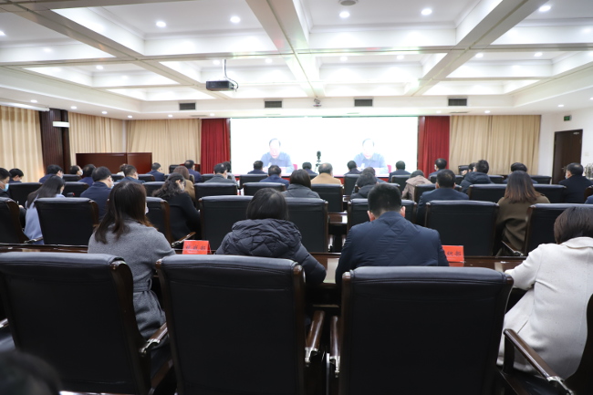 巩义市收听收看全省县乡两级人大换届选举工作部署电视电话会议