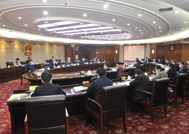 市人大常委会举行第四十六次主任会议