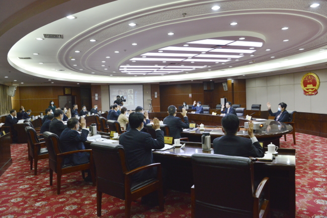 市十五届人大常委会举行第三十四次会议