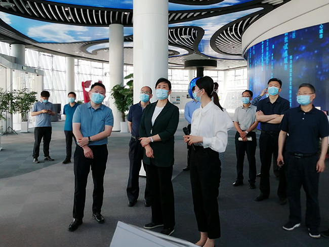 市人大常委会副主任蔡红到高新区调研视察经济运行情况