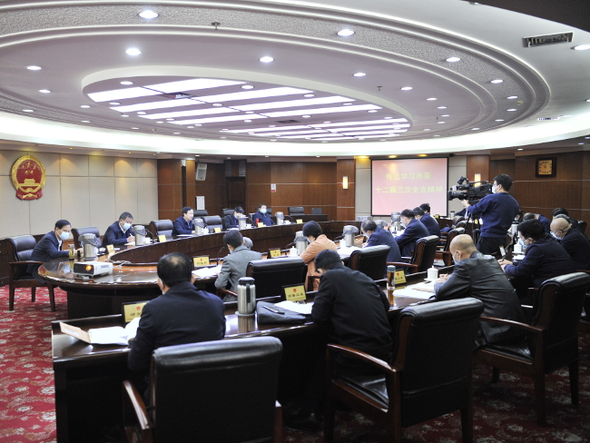 市人大常委会召开党组（扩大）会议