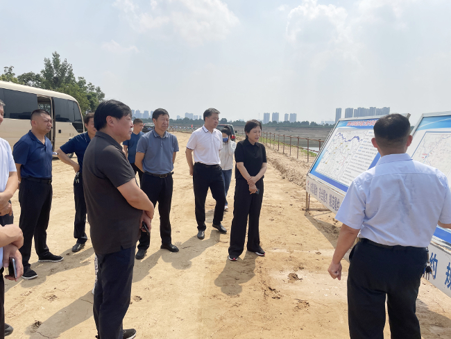 孙黎副主任带队赴荥阳市、中原区调研防汛备汛工作