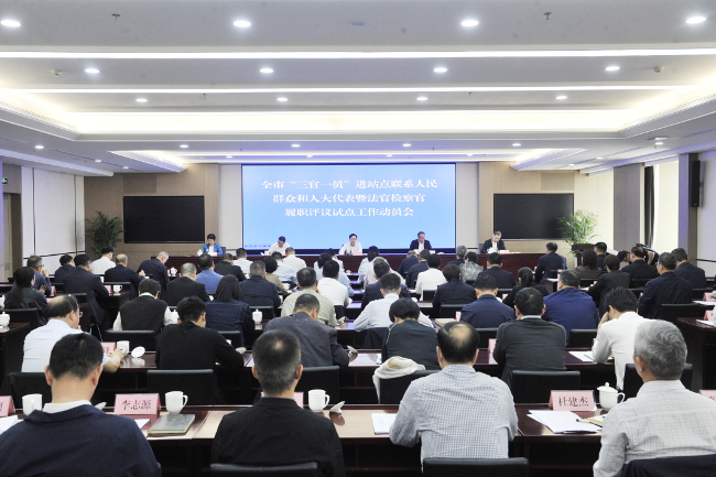 以务实求实扎实的履职效能推进“三官一员”进站点和“两官”履职评议工作