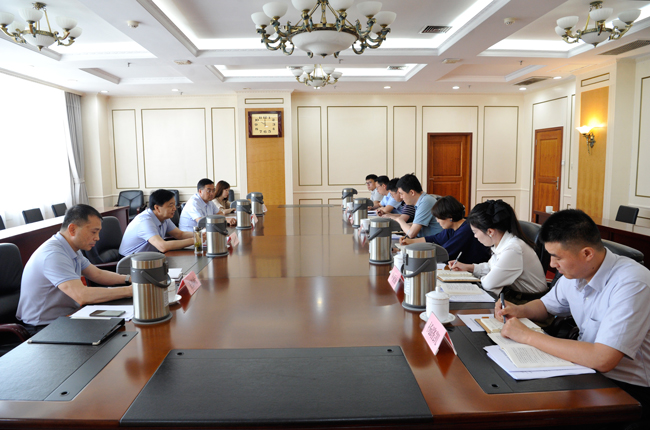 周富强参加秘书处组织人事处党支部党纪学习教育集体学习