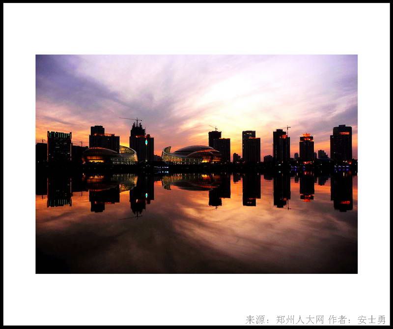 郑州东区晚霞 (大图) 点击还原