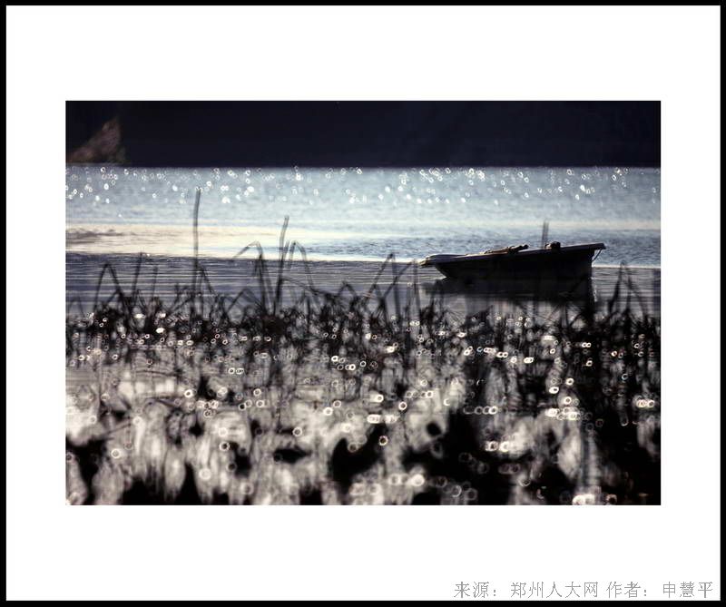 暮色河塘 (大图) 点击还原