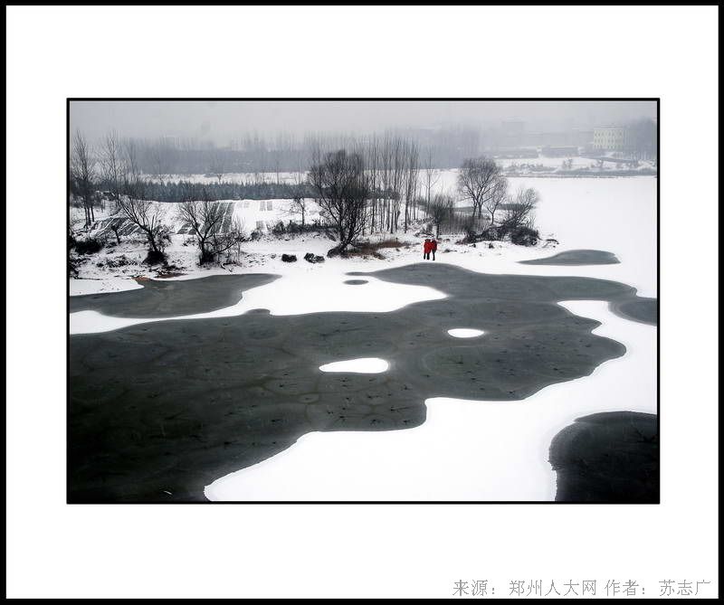 雪落西流湖 (大图) 点击还原